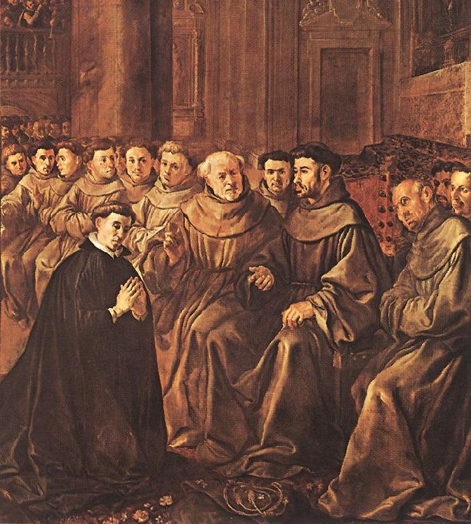 HERRERA, Francisco de, the Elder St Bonaventure Joins the Franciscan Order g oil painting picture